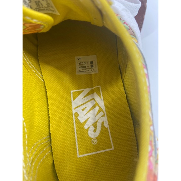 Vans Old Skool‎ Low Top Floral Print Sneakers Shoes Women Size 8 - Picture 12 of 14